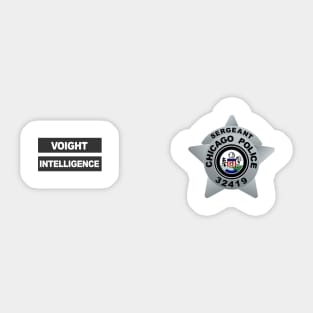 Chicago Pd Sergeant Hank Voight Intelligence Badge Vest Sticker